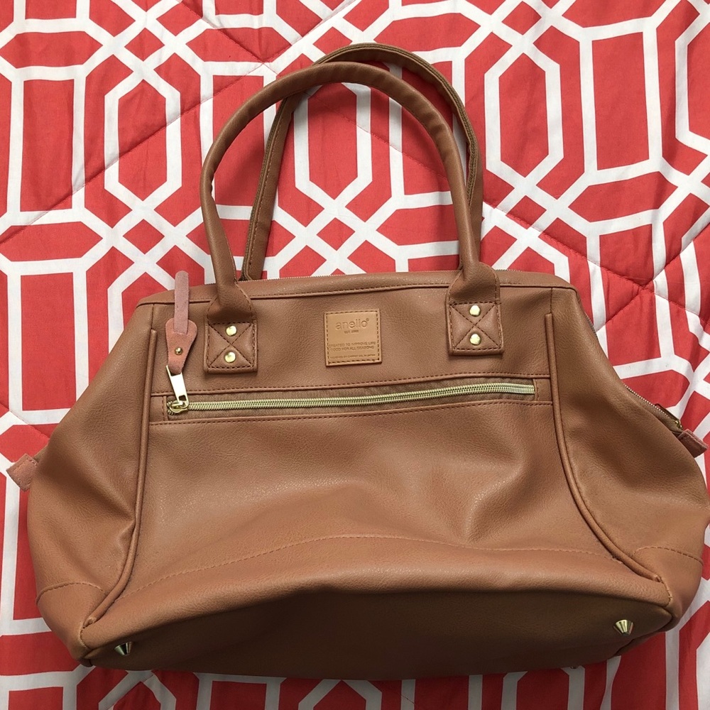 Anello Brown Tote Bag
